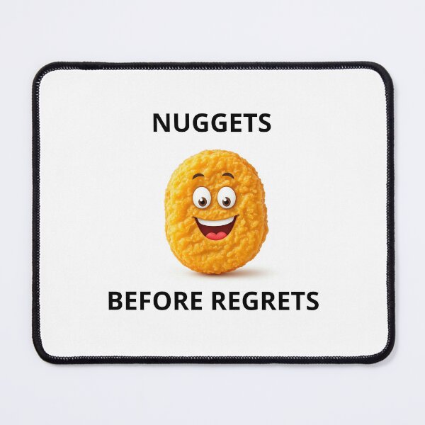 Item preview, NUGGETS BEFORE REGRETS Funny Chicken Nuggets Design designed and sold by Kaczorek-Shop.