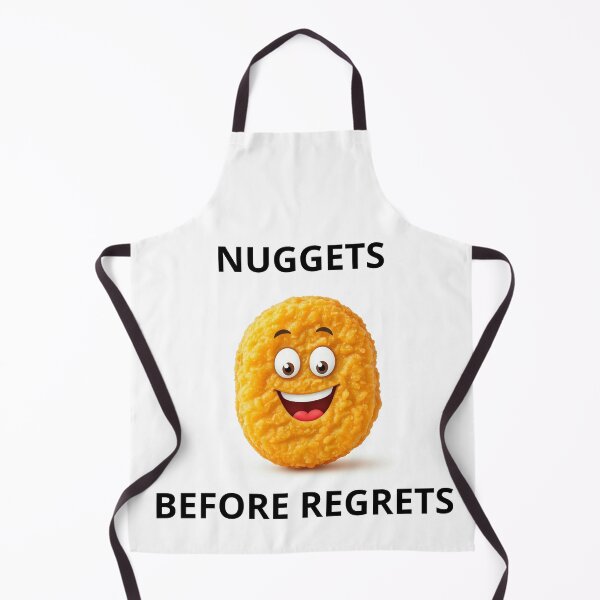 Item preview, NUGGETS BEFORE REGRETS Funny Chicken Nuggets Design designed and sold by Kaczorek-Shop.