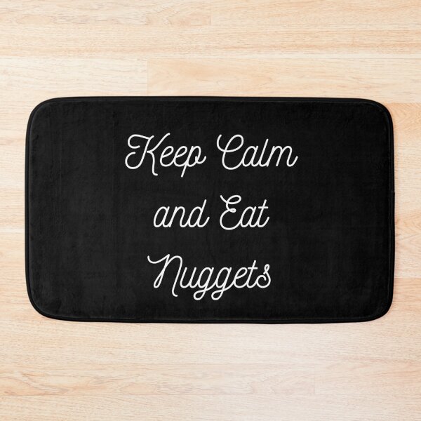 Item preview, Keep Calm and Eat Nuggets Funny Chicken Nuggets Design designed and sold by Kaczorek-Shop.