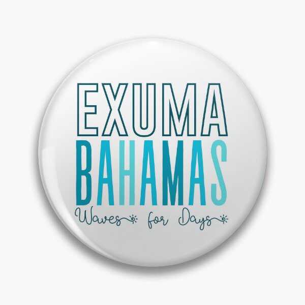 Item preview, Exuma Bahamas (Waves) designed and sold by Whackadoodletee.