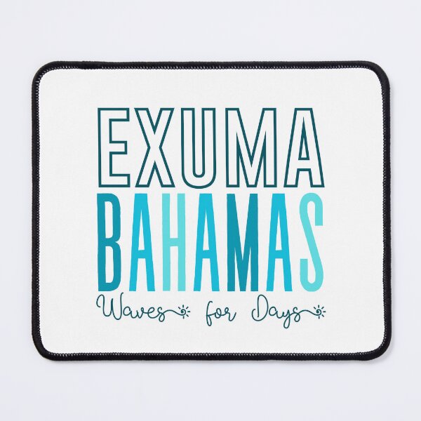 Item preview, Exuma Bahamas (Waves) designed and sold by Whackadoodletee.