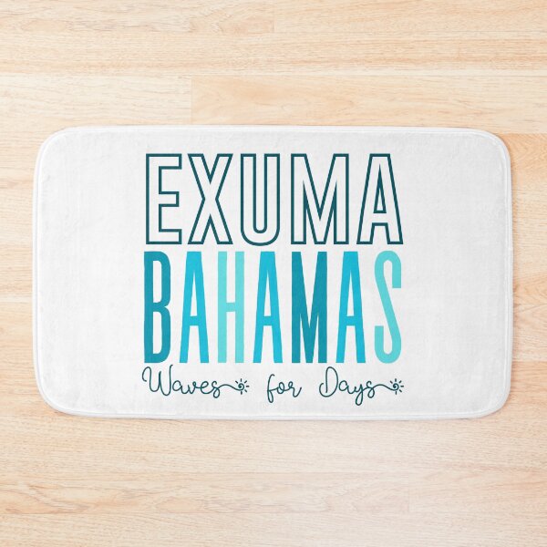 Item preview, Exuma Bahamas (Waves) designed and sold by Whackadoodletee.