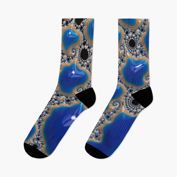 Item preview, Blue Fractal Drops designed and sold by Elisabeth Lucas.