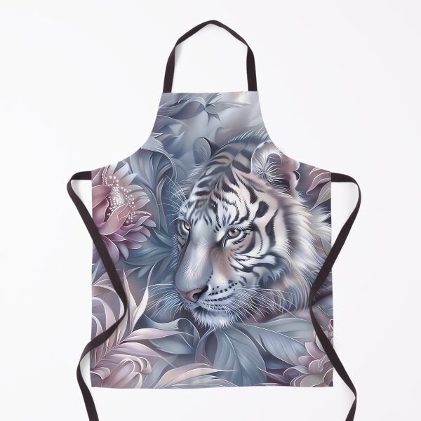 Item preview, Tiger among flowers. designed and sold by MagelliShop.