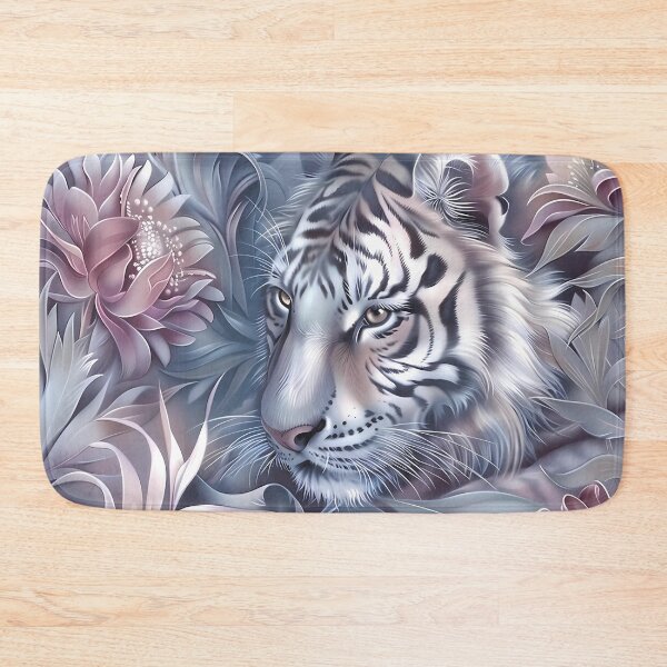 Item preview, Tiger among flowers. designed and sold by MagelliShop.
