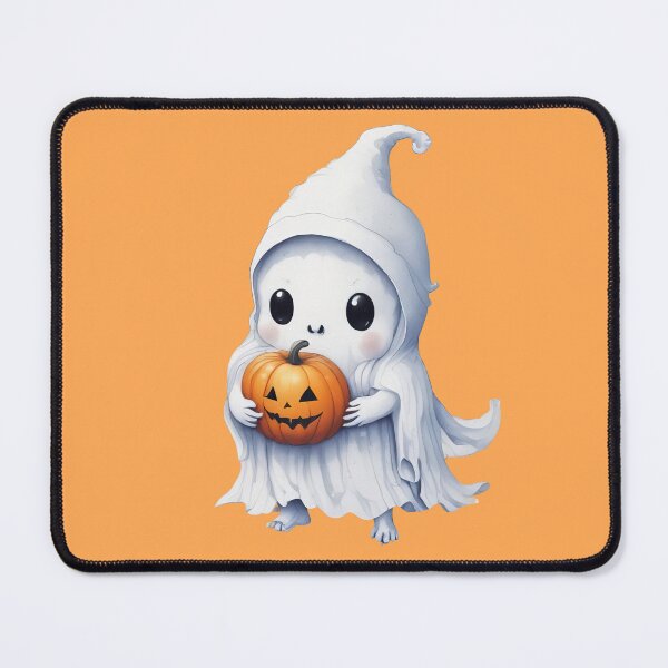 Item preview, Halloween Ghost: Adorable Baby Ghost Holding a Haunted Pumpkin - For T-shirt, Hoodie, Mug And More designed and sold by MUGpro.