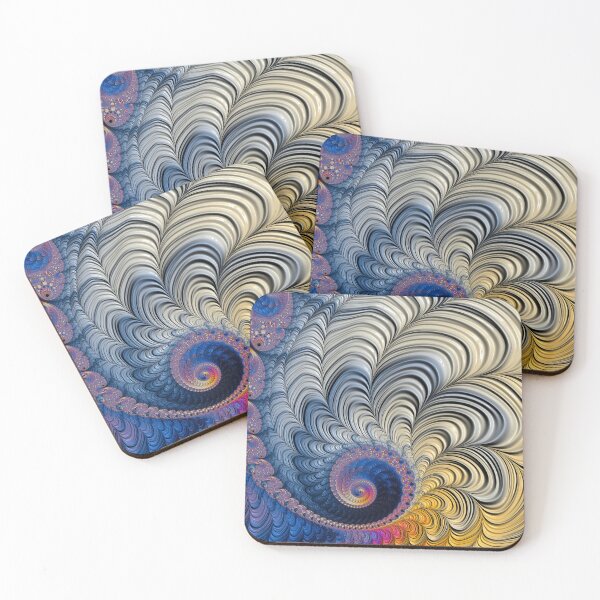 Item preview, Blue Baroque Spiral designed and sold by Elisabeth Lucas.