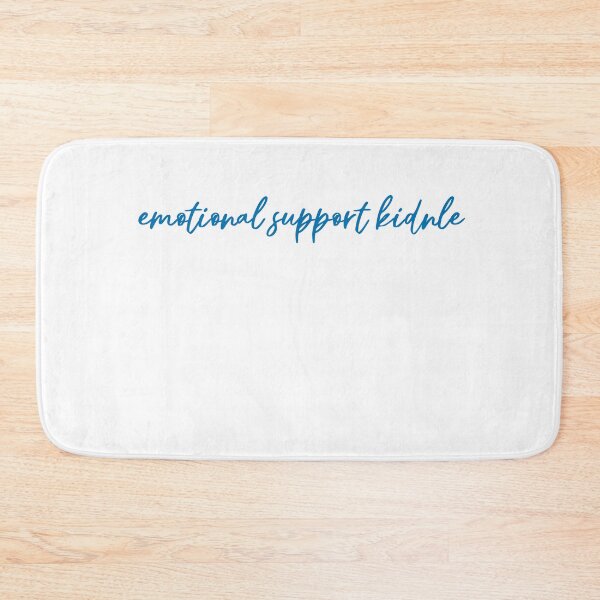Item preview, blue cursive handwritten - emotional support kindle  designed and sold by jessicaleah15.