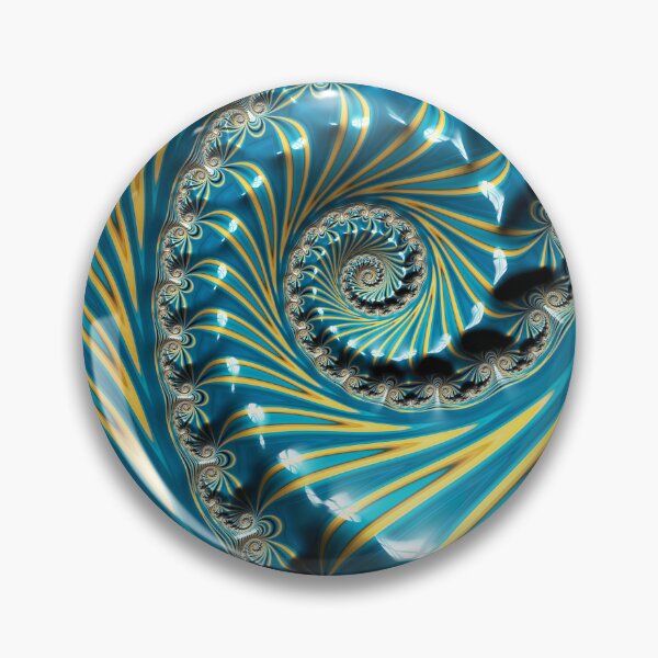 Item preview, Blue Banded Spirals designed and sold by Elisabeth Lucas.