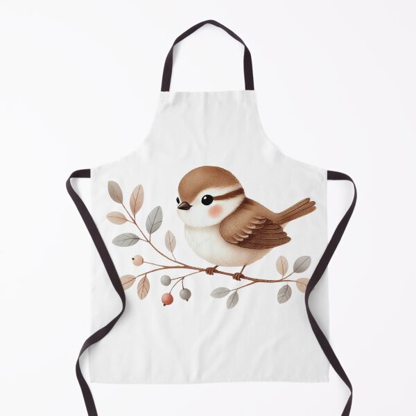 Artikelvorschau, Niedlicher Spatz auf einem Ast entworfen und verkauft von Petalette.