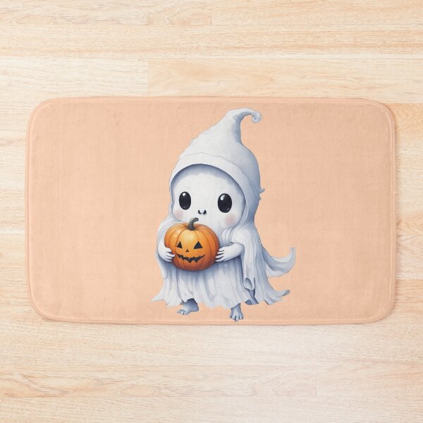 Item preview, Halloween Ghost: Adorable Baby Ghost Holding a Haunted Pumpkin - For T-shirt, Hoodie, Mug And More designed and sold by MUGpro.