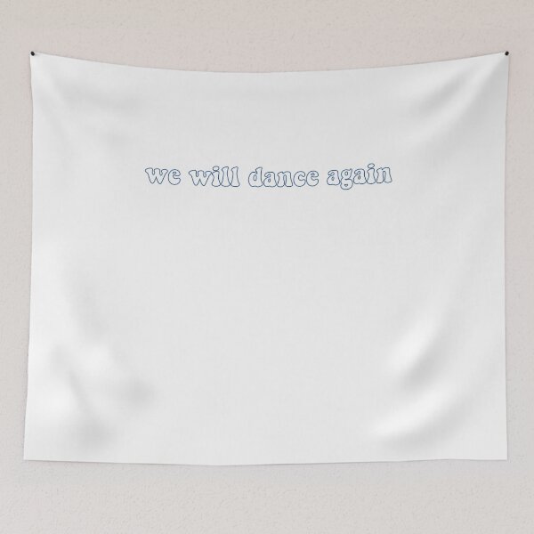 Item preview, retro we will dance again blue and white - proIsrael  designed and sold by jessicaleah15.