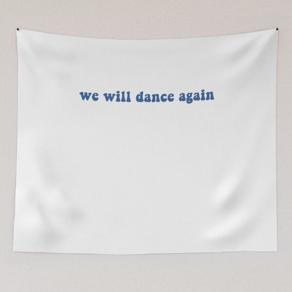 Item preview, retro we will dance again blue and white - proIsrael oct 7   designed and sold by jessicaleah15.