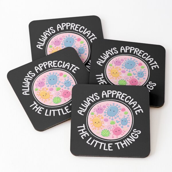 Item preview, Always Appreciate the Little Things - Cute Microbiology designed and sold by pixelated_echoes.