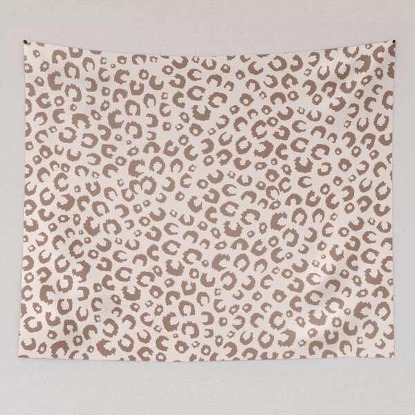 Item preview, Mocha Mousse and Cream Tan Leopard Pattern designed and sold by NdesignTrend.