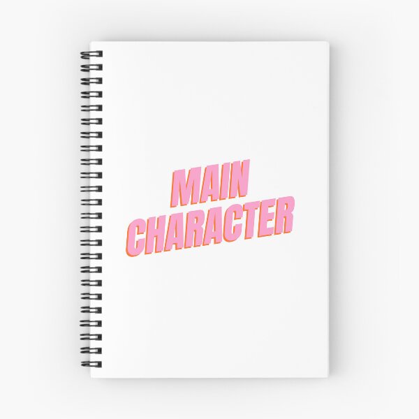 Item preview, Main Character Notebook designed and sold by Good-Girl-Merch.
