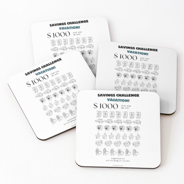 Item preview, Savings Challenge Save Money designed and sold by Agit.