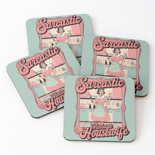Item preview, Sarcastic Vintage Housewife ideal for any woman who loves humor and classic style designed and sold by ketkacreations.