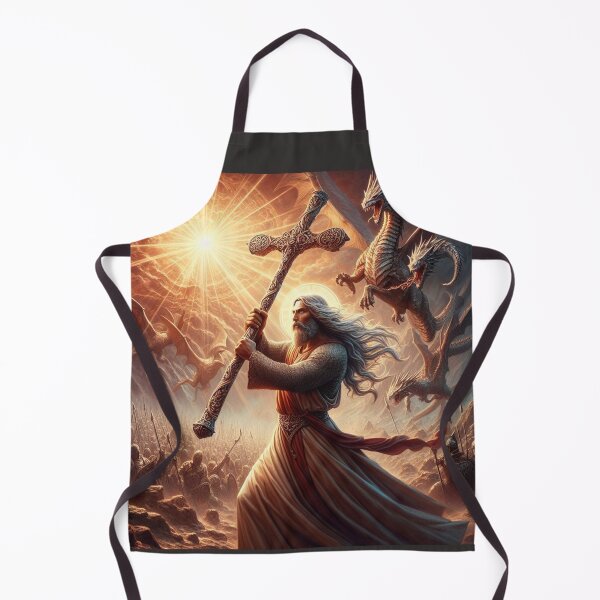 Item preview, Jesus & dragons designed and sold by BantrHub.