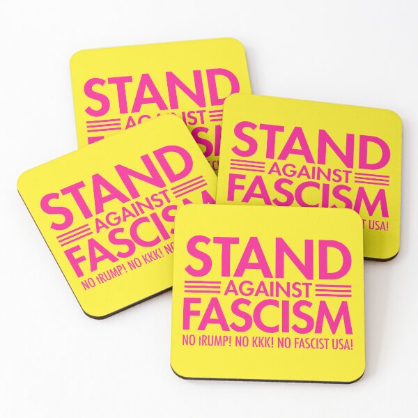 Artikelvorschau, Stand Against Fascism - No tRump - No KKK - No Fascist USA - hot pink 2.0 entworfen und verkauft von Thelittlelord.