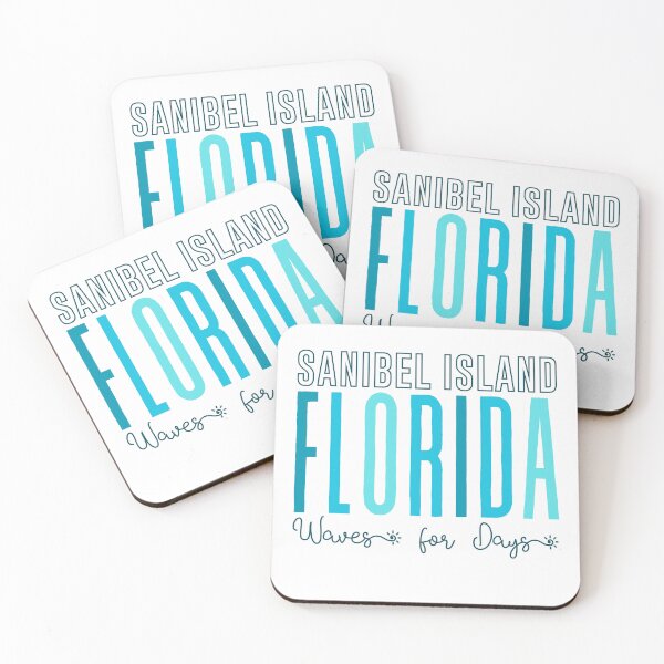 Item preview, Sanibel Island Florida (Waves) designed and sold by Whackadoodletee.