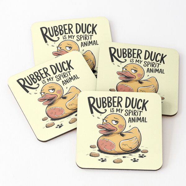 Item preview, Humorous Dog’s Favorite Rubber Duck Art designed and sold by TeeGrit.