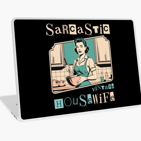 Item preview, Sarcastic Vintage Housewife ideal for any woman who loves humor and classic style designed and sold by ketkacreations.