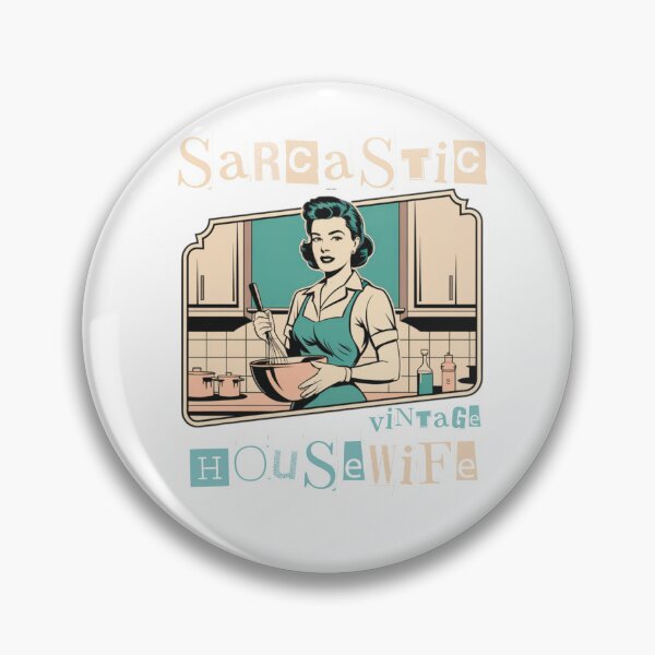 Item preview, Sarcastic Vintage Housewife ideal for any woman who loves humor and classic style designed and sold by ketkacreations.