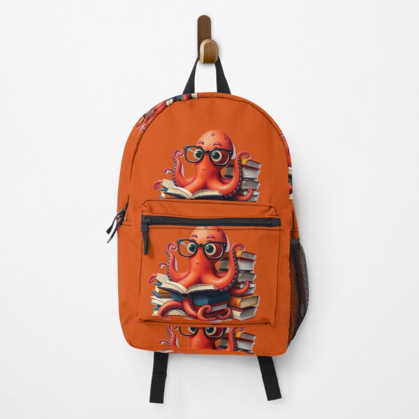 Item preview, The Cartoony OCTAPUS Reading Books,cute tshirt designed and sold by idizayilstore.