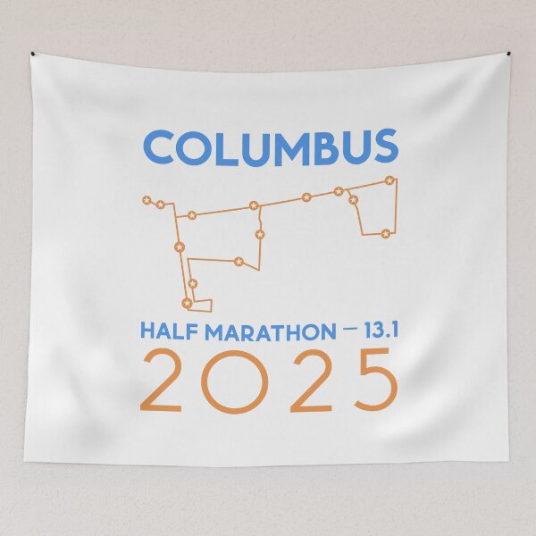 Item preview, Columbus - Half Marathon – 13.1 – 2025 designed and sold by Moritz Schwäble.