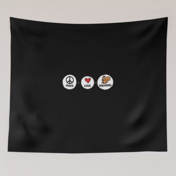 Item preview, Peace,Love,Squirrel T-shirt/Hoody/Phone Case designed and sold by justforyou2024.