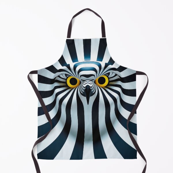 Item preview, Optical Illusion Owl 3D Abstract Bird Yellow Eye designed and sold by Amanda's Factory.