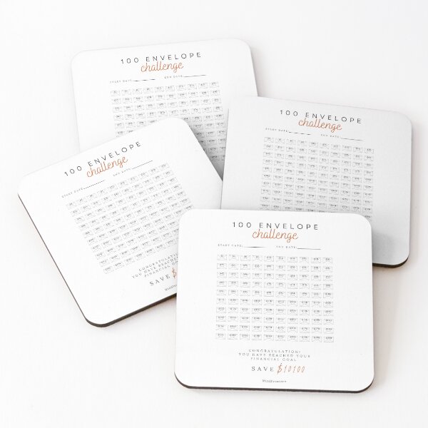 Item preview, Save money challenge 100 Envelope Savings Challenge designed and sold by Agit.