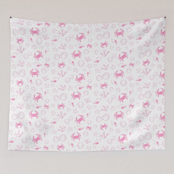 Item preview, Pink Coastal Beach Pattern designed and sold by coco-colors.