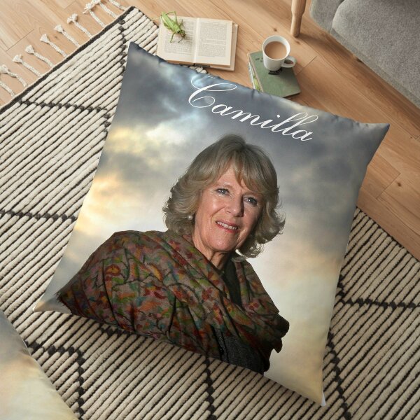 Stunning! HRH Camilla, Duchess of Cornwall Floor Pillow
