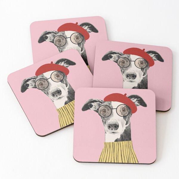 Item preview, Portrait of a French greyhound dog  designed and sold by Elbuenlimon.