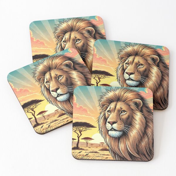 Item preview, Lion at sunset designed and sold by FusiTink.