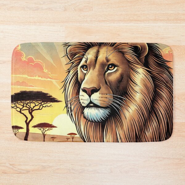 Item preview, Lion at sunset designed and sold by FusiTink.