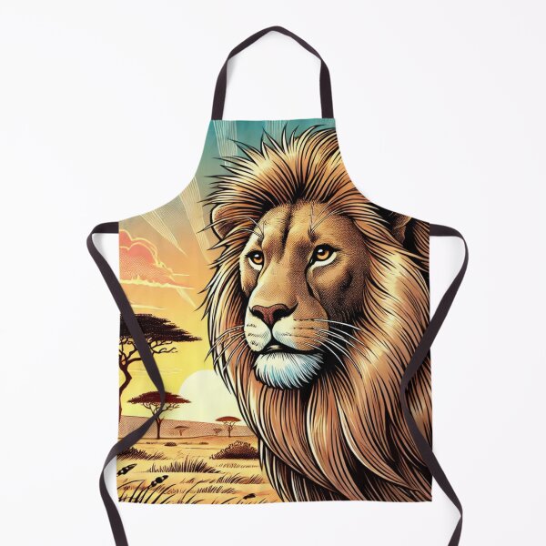 Item preview, Lion at sunset designed and sold by FusiTink.