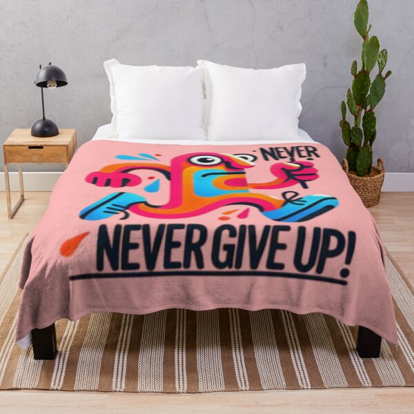 Item preview, "Never, NEVER Give Up!!" Dude designed and sold by Shs-Kenya.