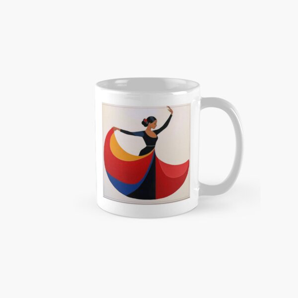 Vista previa del artículo con la obra «Bailaora de flamenco girando», diseñado y vendido por Boxing Kangaroo Retail Company.