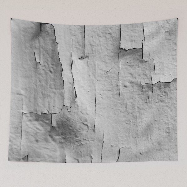 Item preview, Wall with cracked white paint texture designed and sold by DFLC Prints.