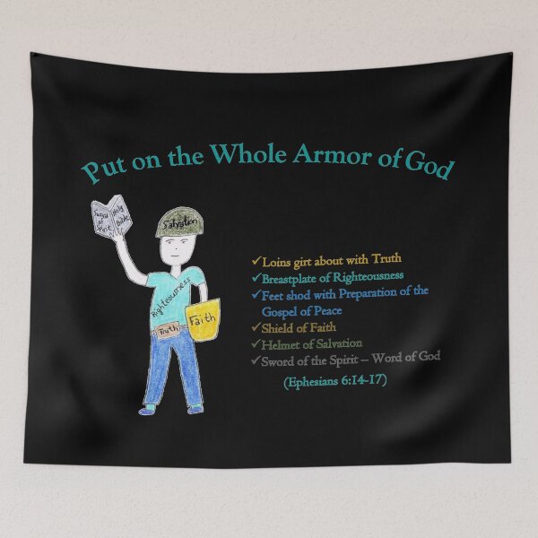 Item preview, Ephesians Man with Black background designed and sold by DeeDeee1970.