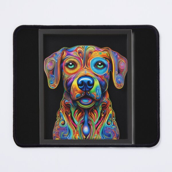 Item preview, Psychedelic Dog  designed and sold by TedArtEmporium.