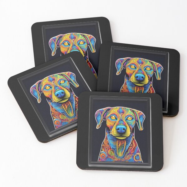 Item preview, Psychedelic Dog  designed and sold by TedArtEmporium.