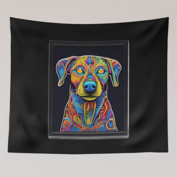 Item preview, Psychedelic Dog  designed and sold by TedArtEmporium.