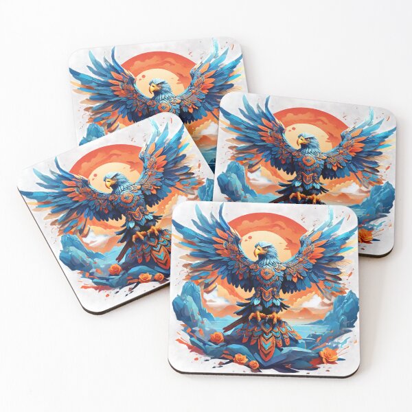 Item preview, "Aztec Eagle at Sunset" designed and sold by SpectrumEssence.