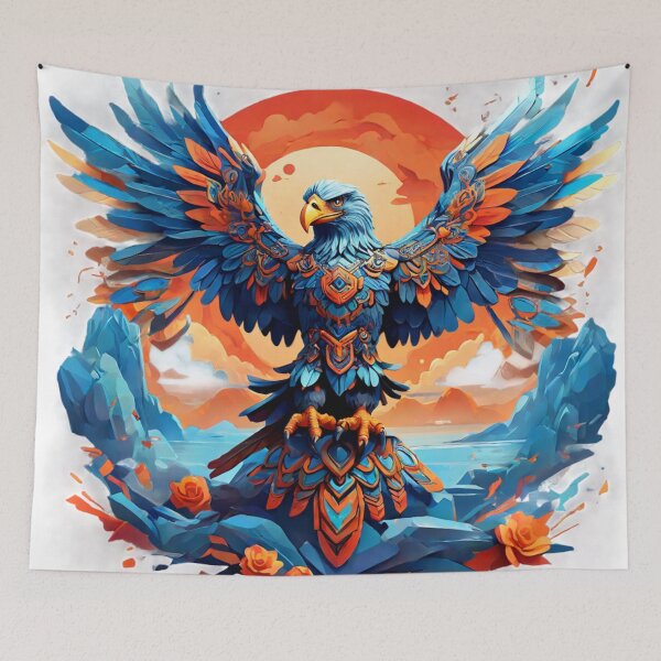 Item preview, "Aztec Eagle at Sunset" designed and sold by SpectrumEssence.