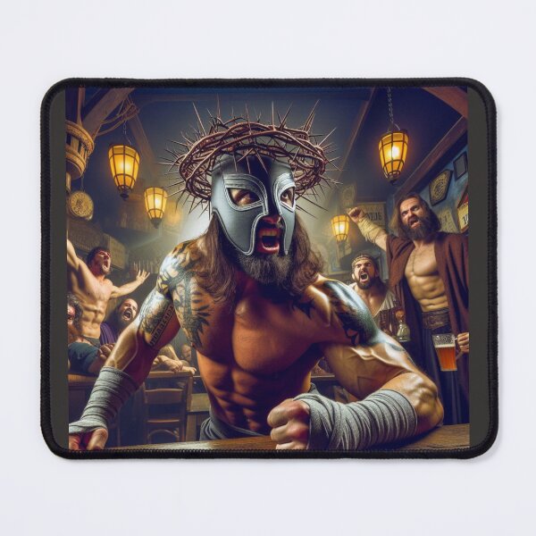 Item preview, Jesus & dragons designed and sold by BantrHub.