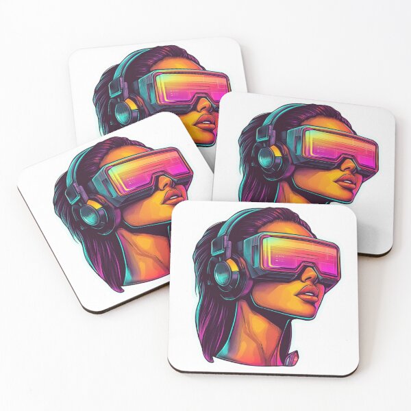 Item preview, Cyberpunk Girl Portrait designed and sold by NicolasGlowArt.